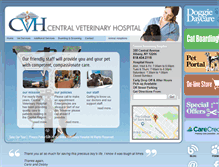 Tablet Screenshot of centralvetalbany.com